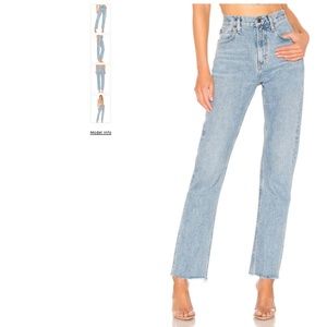 AGOLDE CHERIE HIGH RISE STRAIGHT MERIT SIZE 28